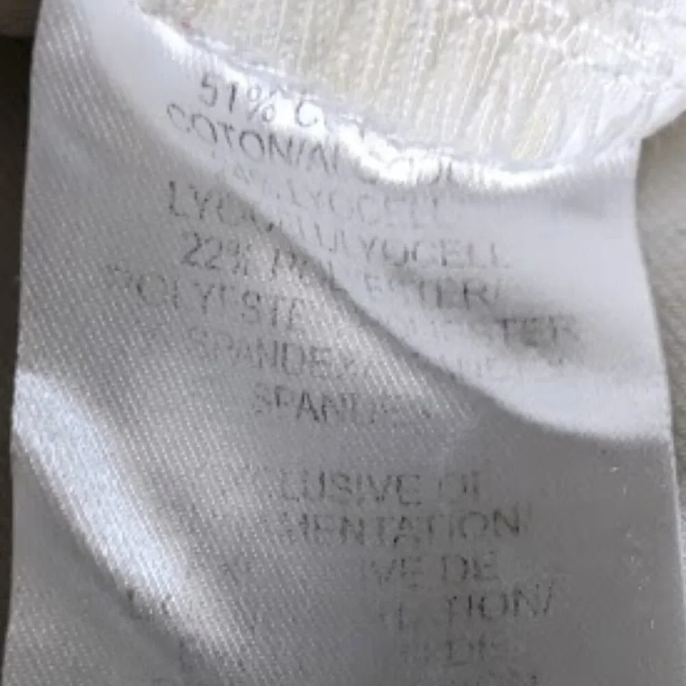 Wit & Wisdon - 'Ab'Solution White Bermuda Shorts Long Denim L418ZSOW | Size 4